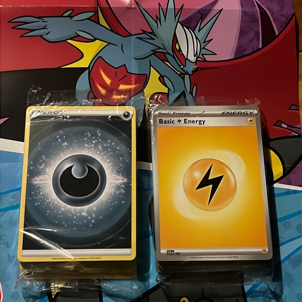 Sealed Pokémon energy packs 2 of them